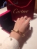 Cartier Nail Bracelet 18kt Gold Plated CB18KTG42577